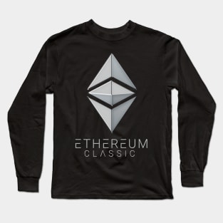 Ethereum Classic Made of Silver Long Sleeve T-Shirt